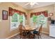 Breakfast nook featuring a wood table with seating for four and window views at 6990 N Glen Dr, Cumming, GA 30028