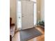 Inviting foyer featuring a white door, hardwood floors, and stylish accents at 6990 N Glen Dr, Cumming, GA 30028