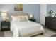 Cozy bedroom features neutral tones, soft lighting, and elegant furnishings for a relaxing retreat at 3315 Haverhill Rowe, Lawrenceville, GA 30044
