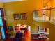 Open-concept living area showcases the gourmet kitchen, archway, and hardwood floors at 7550 Star Magnolia, Lithonia, GA 30058