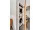 Stackable washer and dryer conveniently located near the bathroom at 130 Arizona Ne Ave # 104, Atlanta, GA 30307