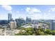 Aerial view of the city featuring skyscrapers at 3334 Peachtree Ne Rd # 608, Atlanta, GA 30326