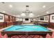 Spacious game room with a pool table, bar area, and comfortable seating at 3334 Peachtree Ne Rd # 608, Atlanta, GA 30326