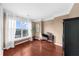 Bright home office with large window and bench seating at 3334 Peachtree Ne Rd # 608, Atlanta, GA 30326
