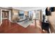 Spacious living room featuring hardwood floors, lots of natural light, and neutral decor at 3334 Peachtree Ne Rd # 608, Atlanta, GA 30326