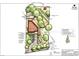 Conceptual landscape plan featuring a residence, deck, lush greenery, garden, driveway, and natural areas at 1176 Lullwater Ne Rd, Atlanta, GA 30307