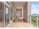 Spacious balcony provides a relaxing outdoor retreat with panoramic city and treetop vistas at 2881 Peachtree Ne Rd # 2304, Atlanta, GA 30305