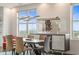 Well-lit dining area with unique lighting and open layout at 2881 Peachtree Ne Rd # 2304, Atlanta, GA 30305