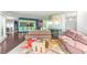 Open living space with stylish furniture and decor, with a colorful rug and unique design elements at 2881 Peachtree Ne Rd # 2304, Atlanta, GA 30305