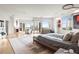 Spacious bedroom with fireplace, TV and balcony at 2881 Peachtree Ne Rd # 2304, Atlanta, GA 30305