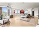 Large bedroom with bench, artwork, and views at 2881 Peachtree Ne Rd # 2304, Atlanta, GA 30305