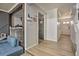 Open concept design featuring wood floors, light gray walls, and white trim at 3285 Long Iron Pl, Lawrenceville, GA 30044