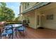 Enjoy the lovely back deck, perfect for outdoor dining and relaxation at 1605 Little Lisa Ln, Snellville, GA 30078