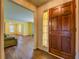 Welcoming foyer with hardwood floors and doorway views of the living room at 1850 Francis Sw Rd, Conyers, GA 30094