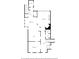 Detailed floor plan showcasing the layout of the home's first floor, including kitchen, living room, and dining room at 487 Carmichael Cir, Canton, GA 30115