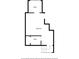Floor plan featuring a bedroom, bathroom and small office space at 487 Carmichael Cir, Canton, GA 30115