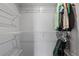 Walk-in closet with wire shelving providing ample storage space for clothing and accessories at 3481 Lakeside #901 Ne Dr, Atlanta, GA 30326
