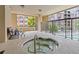Relaxing hot tub area featuring comfortable seating, overlooking the community, and with a view of nearby building at 3481 Lakeside #901 Ne Dr, Atlanta, GA 30326