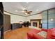 Inviting living room features a cozy fireplace and sliding door storage at 4994 Willow Creek Dr, Woodstock, GA 30188