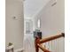 Upstairs hallway featuring stylish decor, wood accents, and vinyl flooring at 874 Welch St, Atlanta, GA 30310