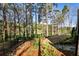 Landscaped backyard with view of the golf course at 1572 Clifton Rdg, Atlanta, GA 30307