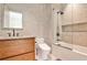 Modern bathroom with a walk-in shower, sleek fixtures, and stylish tile work for a spa-like feel at 1572 Clifton Rdg, Atlanta, GA 30307