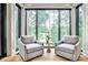 Cozy sitting room featuring large windows with serene views of the surrounding trees and landscape at 1572 Clifton Rdg, Atlanta, GA 30307