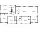Floorplan layout of main floor with room dimensions at 4576 Dorset Circle, Decatur, GA 30035