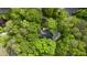 Aerial view of the house surrounded by mature trees at 900 Edgewater Nw Dr, Atlanta, GA 30328