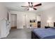 Bedroom with gray carpet, and white shelving in a home for sale at 900 Edgewater Nw Dr, Atlanta, GA 30328