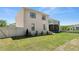 Large backyard features a white brick house, privacy fence, and a well-maintained lawn at 2989 Waterford Dr, Conyers, GA 30094
