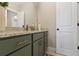 Bathroom features granite counters, decorative hardware, and a decorative rug at 2989 Waterford Dr, Conyers, GA 30094