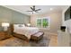 Bedroom features stylish decor, natural light, and a ceiling fan at 2989 Waterford Dr, Conyers, GA 30094