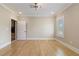 This office space is bright, with natural light from the window and classic wood flooring at 2989 Waterford Dr, Conyers, GA 30094