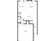 An overview of the floor plan on the first floor showing living room, dining area, kitchen, garage, pantry and bath at 3604 Silvery Way, Powder Springs, GA 30127