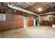 Spacious basement with ductwork and partially finished walls ready for customization and potential living space at 1855 Vintage Dr, Snellville, GA 30078