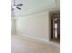 Spacious bedroom with carpet, vaulted ceilings, neutral paint and great light at 1855 Vintage Dr, Snellville, GA 30078