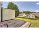 Exterior view of the backyard and detached storage shed at 982 Hunt Rd, Jonesboro, GA 30236