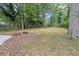 A large backyard featuring a lot of space and tree coverage at 1055 Mayson Turner Nw Rd, Atlanta, GA 30314