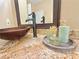 Stylish bathroom sink features a dark faucet, granite countertop, and decorative accents at 2080 Village Station Xing, Smyrna, GA 30080
