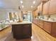 Spacious kitchen with stainless steel appliances, granite countertops, and a large center island at 2080 Village Station Xing, Smyrna, GA 30080