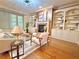 Cozy living room featuring a fireplace, built-in shelving, and comfortable seating arrangement at 2080 Village Station Xing, Smyrna, GA 30080