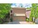 This is the rear exterior view showing the back of the property at 2080 Village Station Xing, Smyrna, GA 30080
