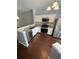 Modern kitchen features stainless steel appliances and granite countertops for cooking convenience at 211 Buckland Dr, Alpharetta, GA 30022