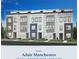 Modern townhouse exteriors showcase unique color schemes and multi-level design at 507 Motivation Nw Cir, Atlanta, GA 30309