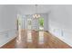 Dining room features natural light at 5070 Riverlake Dr, Peachtree Corners, GA 30097