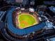 Aerial view of Truist Park baseball stadium at night at 802 Lismore Se # 2, Smyrna, GA 30080