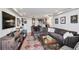 Inviting living room featuring a comfortable couch and a dining area in the background at 1501 Clairmont Rd # 1522, Decatur, GA 30033