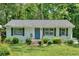 Charming single story home with a blue front door, shutters and landscaping at 2210 Polar Rock Sw Ave, Atlanta, GA 30315