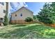Fenced backyard with green grass and a young tree at 3128 Onamia Rd, Duluth, GA 30096